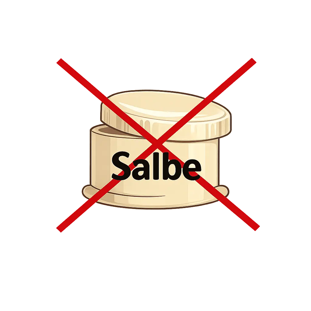 Verbrennungen: keine Salbe auftragen